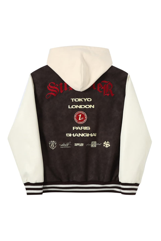 1St Anv. Leather Varsity Jacket