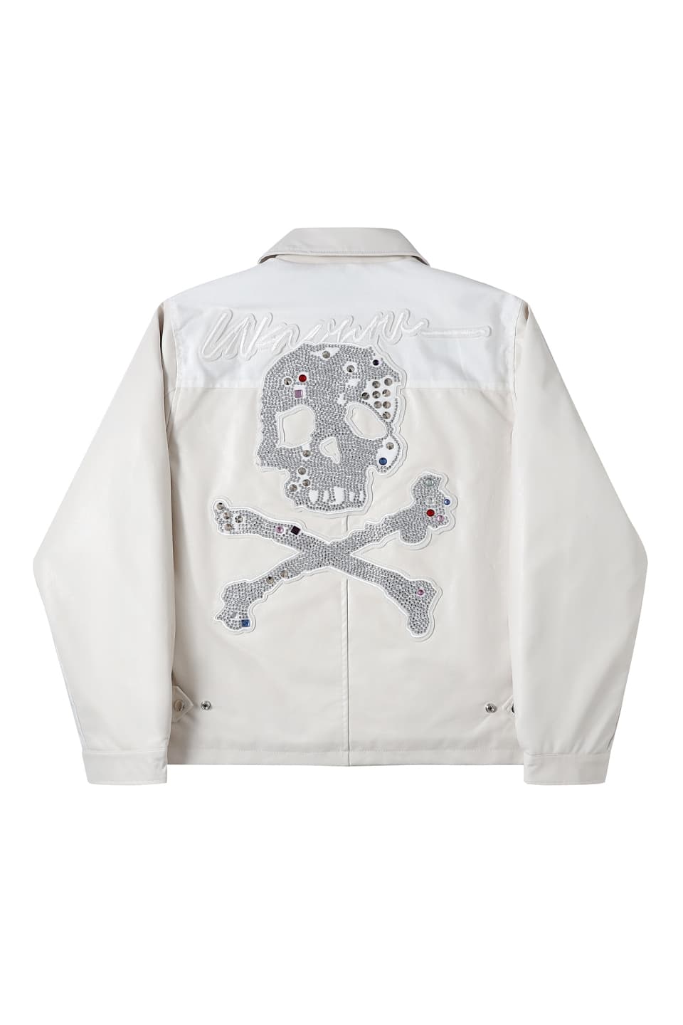 Jewel Skeleton Leather Jacket