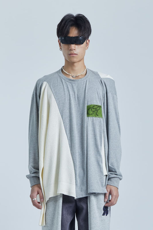 Re Grey Layering Long Tee