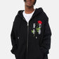 Rose Zip Up Hoodie