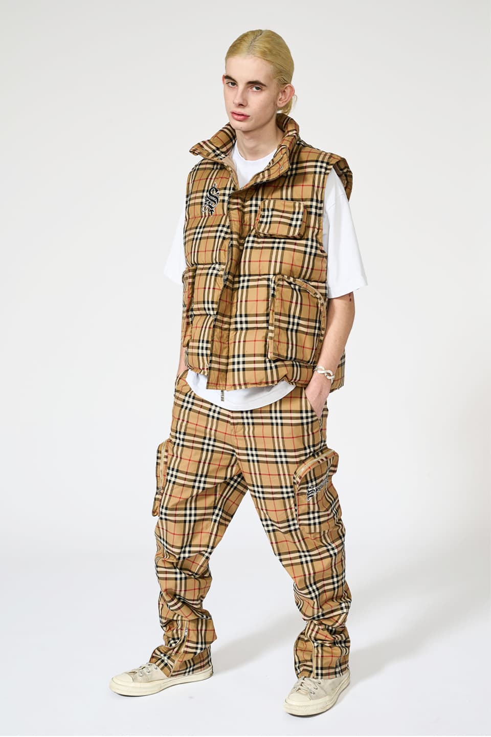 Check Cargo Pants