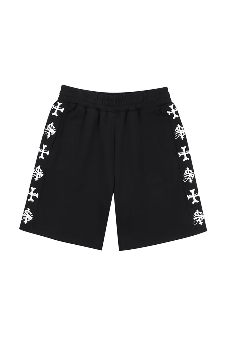 Bone Embroidery Shorts