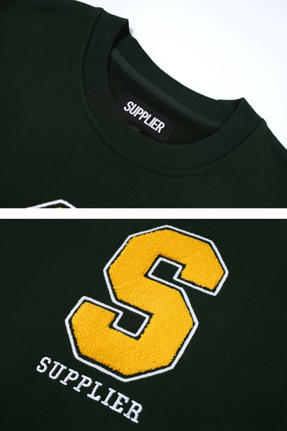 College Logo Crew Sweat