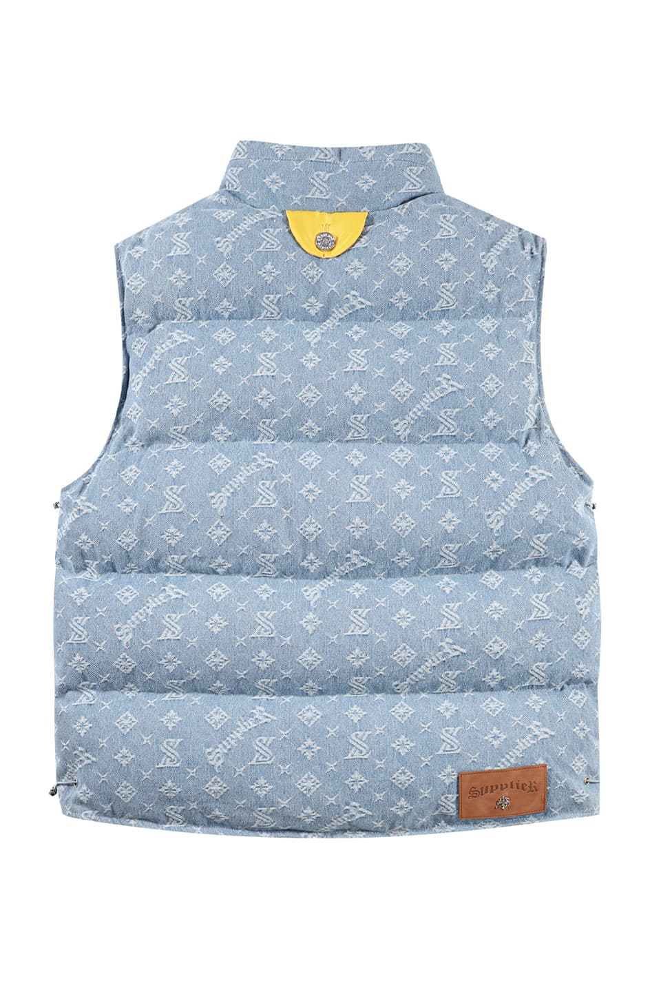 Monogram Denim Puffer Vest