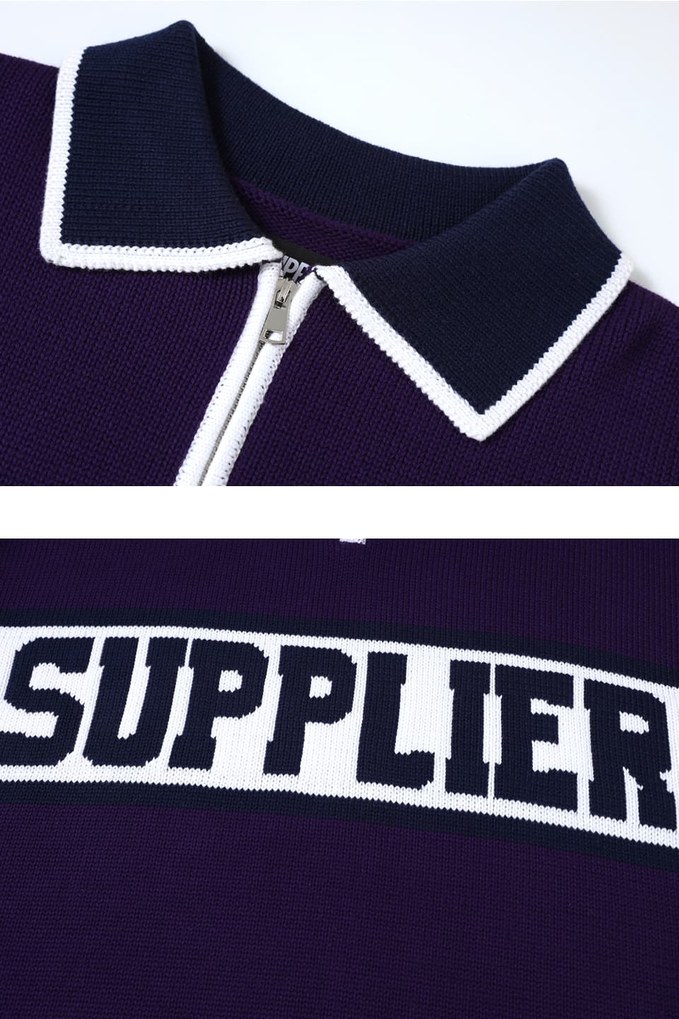 ニット｜SUPPLIER (サプライヤー)｜Panelled College Logo Knit｜公式