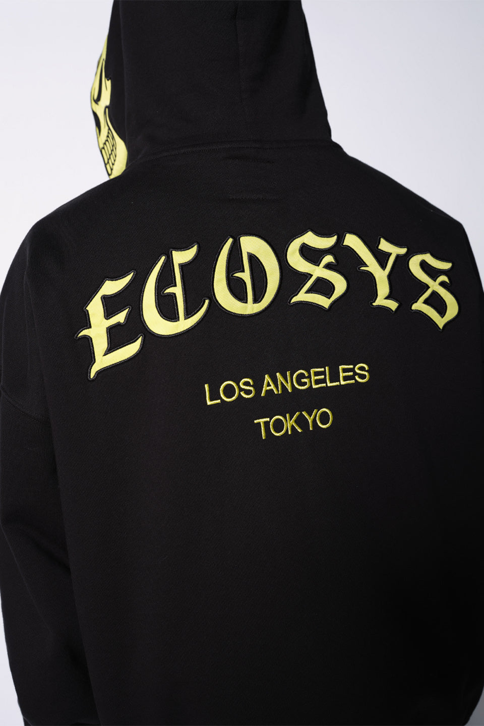 SUPPLIERxECOSYS/ SKULL FULLZIP HOODI