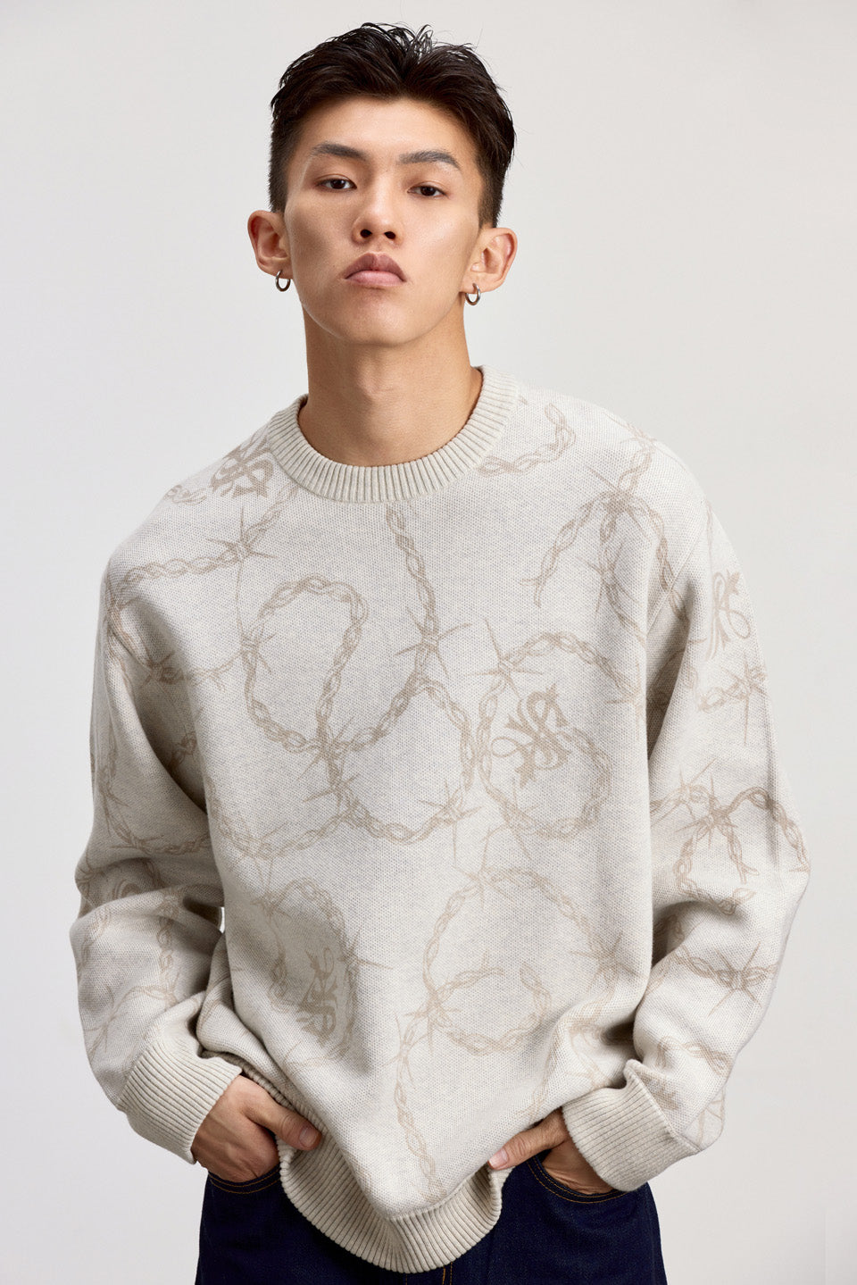 Cross Chain Knit