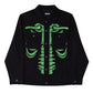 Bone Embroidery Denim Jacket