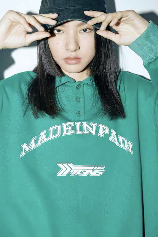 Made In Pain Long Polo Sweat