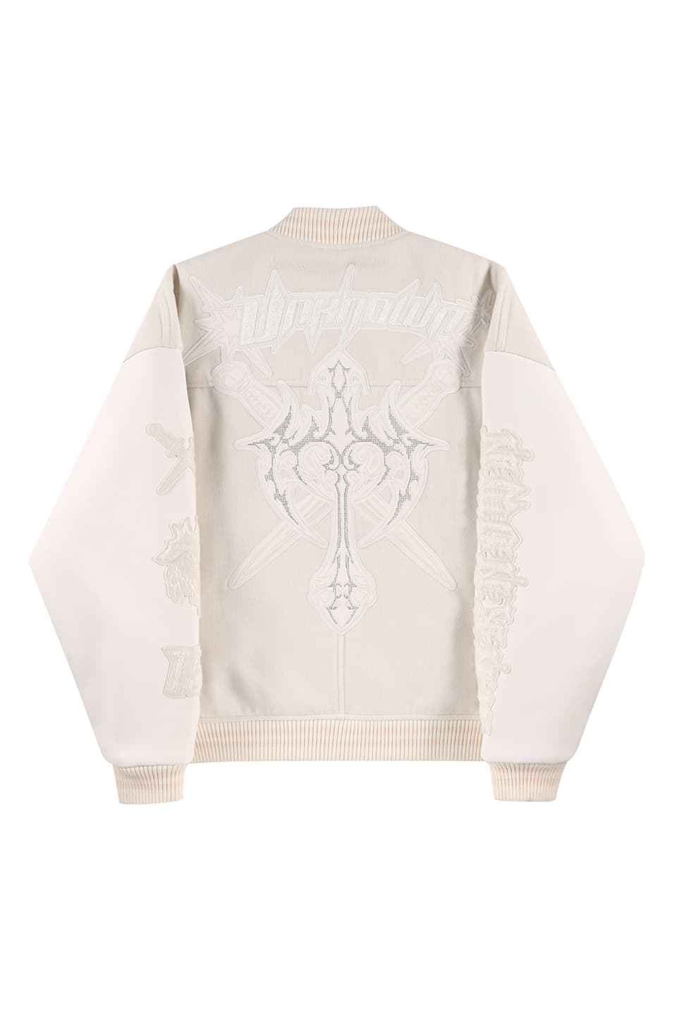 unknownLondonunknown GRAPHIC PATCHES VARSITY JACKET