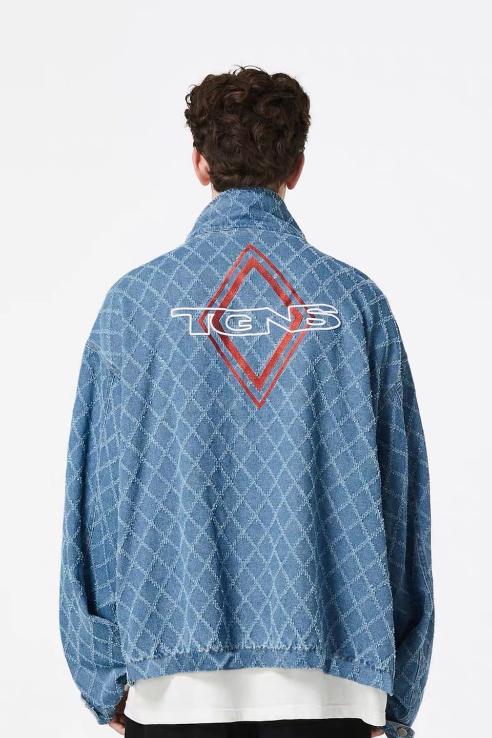 ジャケット｜TGNS (トゥーガンズ)｜Diamond Embroidered Denim Jacket