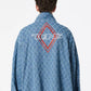 Diamond Embroidered Denim Jacket