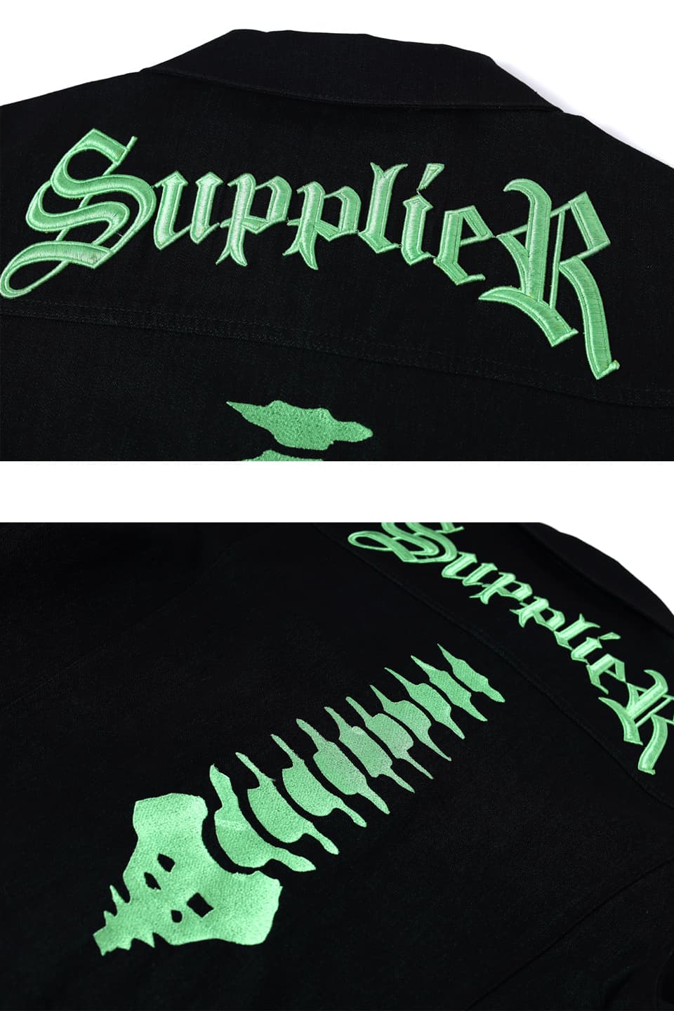 ジャケット｜SUPPLIER (サプライヤー)｜Bone Embroidery Denim Jacket