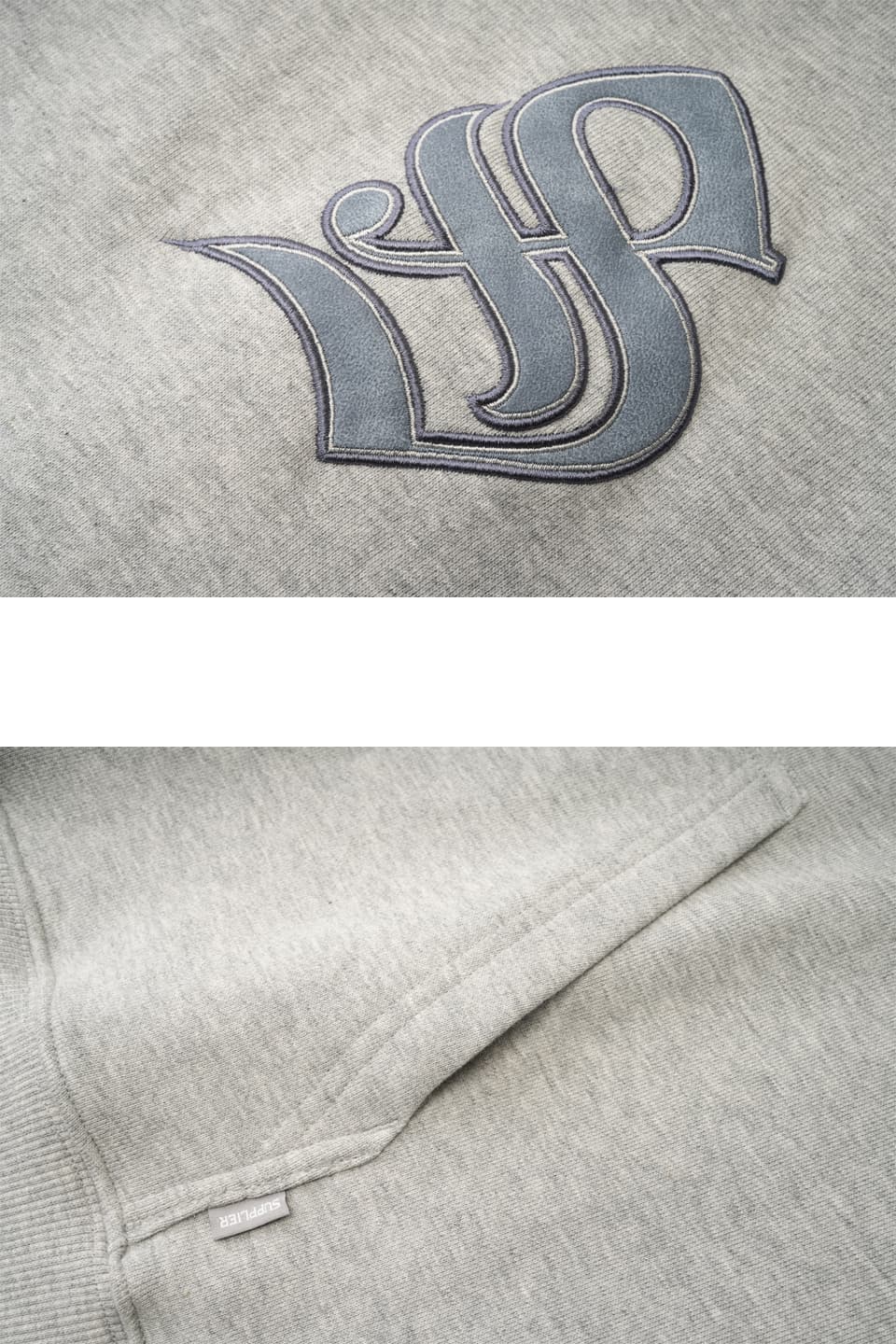 SUPPLIER(サプライヤー) 23ss Leather Patch S Logo Hoodie メンズ