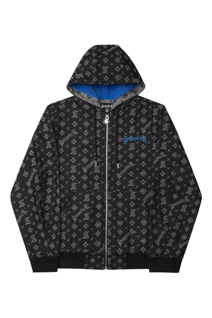 Monogram Denim Hoodie