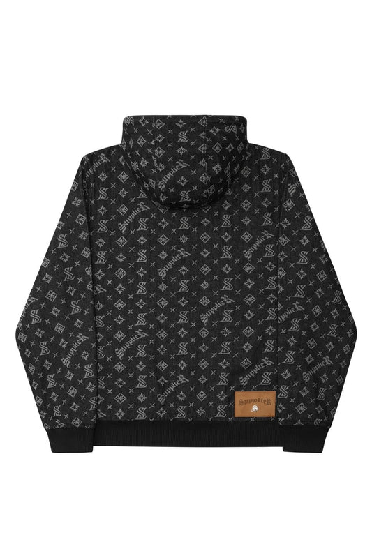 Monogram Denim Hoodie