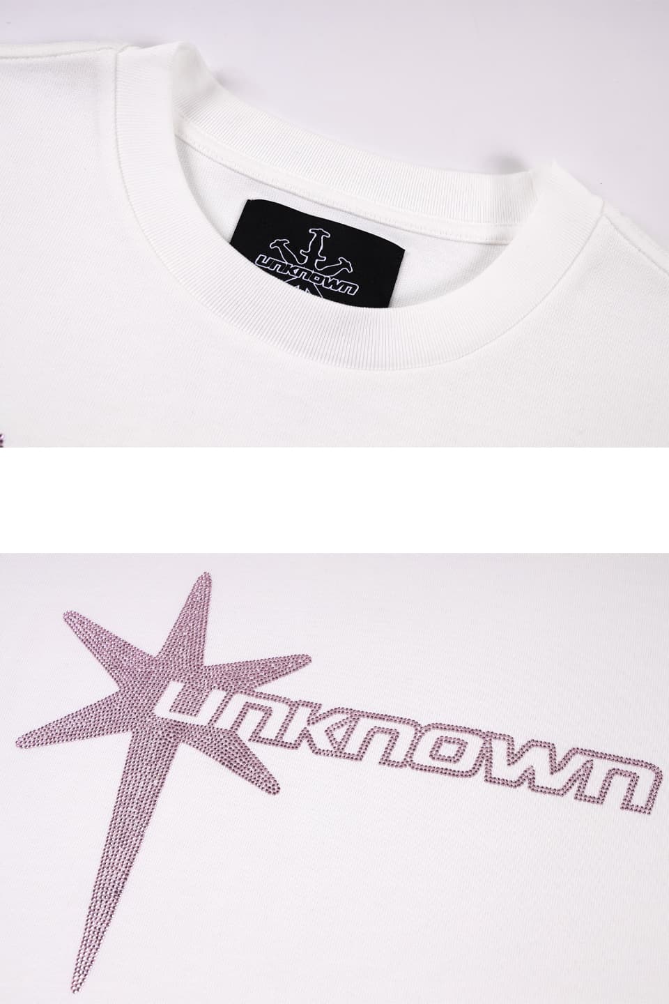 UNKNOWN Tonal Star Rhinestone Ss Tee 新品 - Tシャツ/カットソー ...