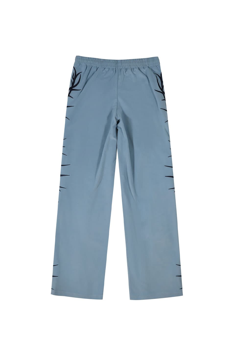 Thorn Embroidery Velour Pants
