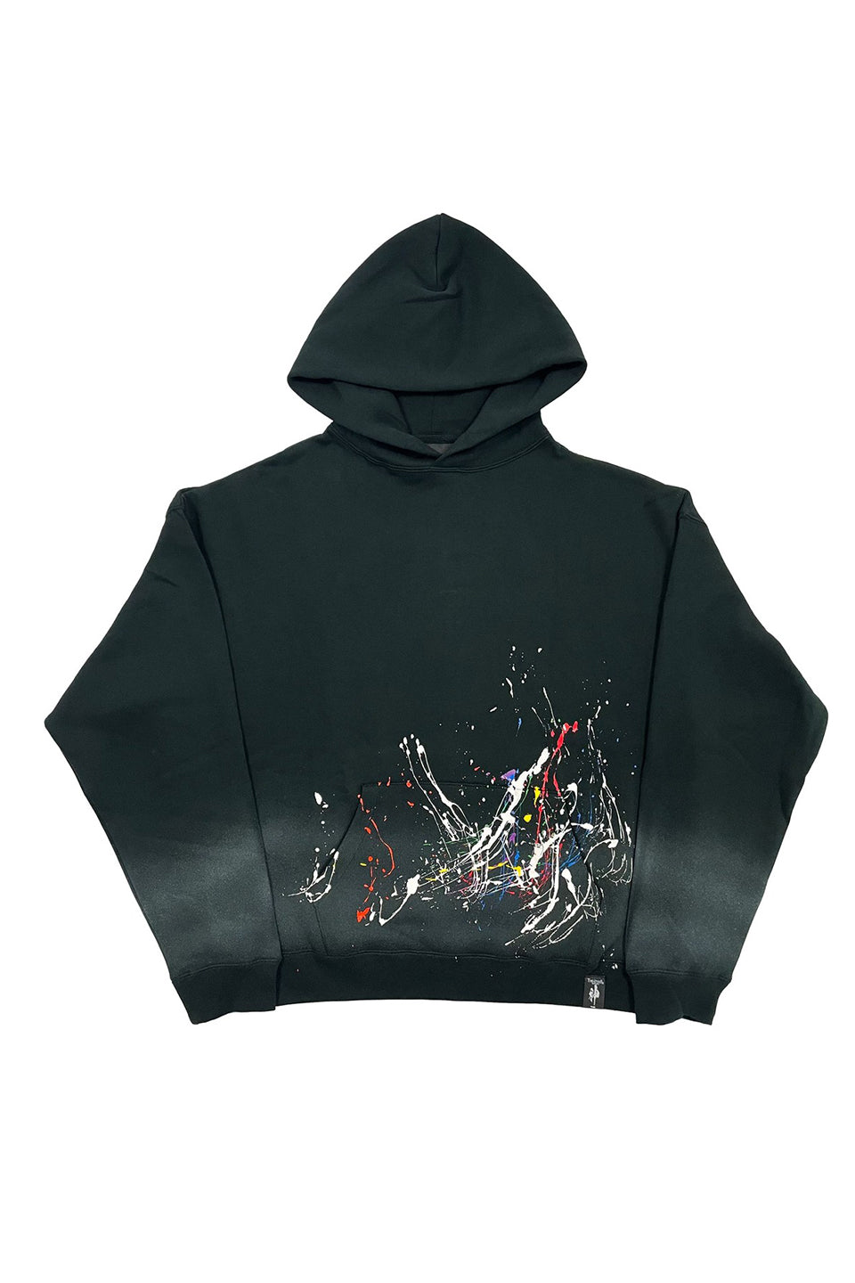 BOXY PULLOVER HOODIE / ESSENTIALS  BLACK