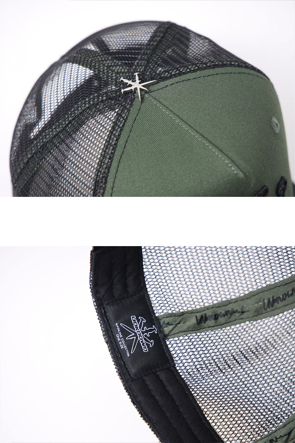 ヘッドウェア｜Unknown London (アンノウン・ロンドン)｜Bottle Green Rhinestone Cap｜公式通販 -  SUPPLIER（サプライヤー）