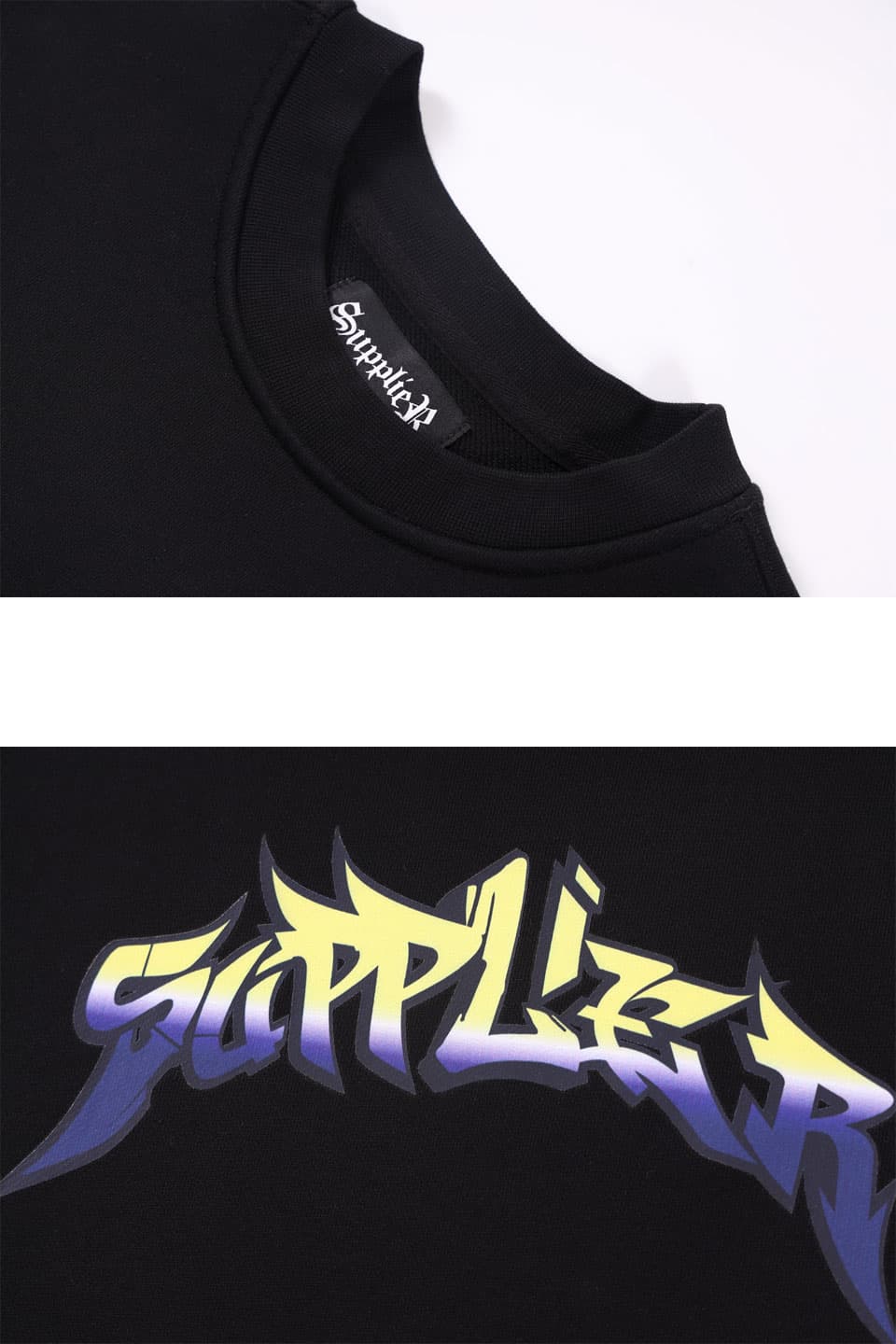 安い売品supplier Graffiti LogoCrewneckスウェットトレーナー トップス