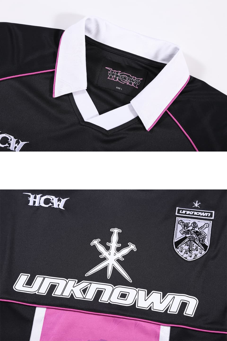 UNKNOWN X HCW Raglan Sleeve Football Ls Tee