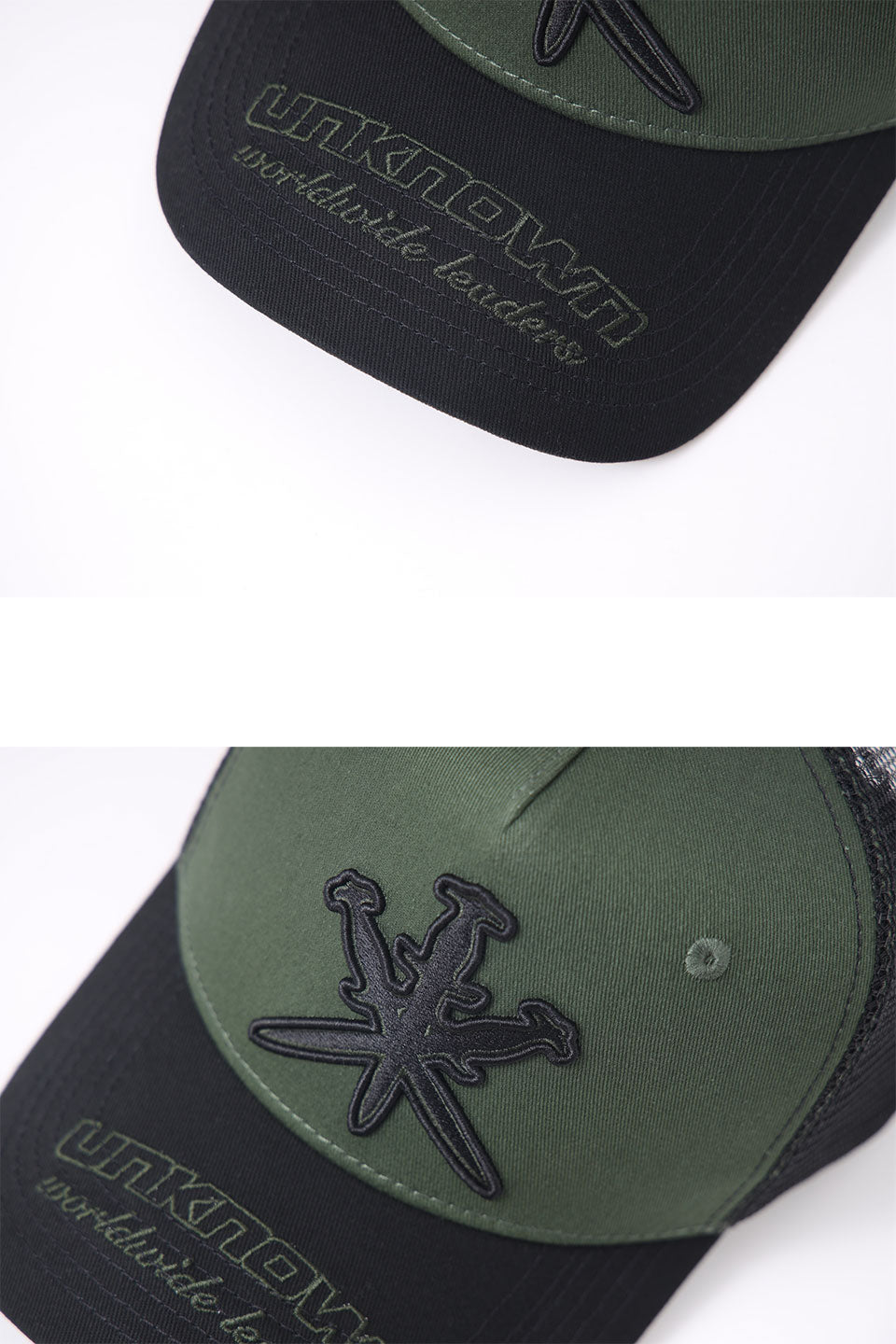 Bottle Green Dagger Cap