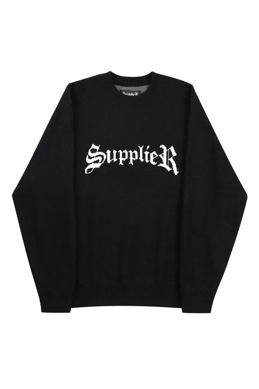 Logo Crew Knit