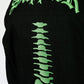 Bone Embroidery Denim Jacket