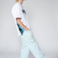 Slipped Back Logo Denim