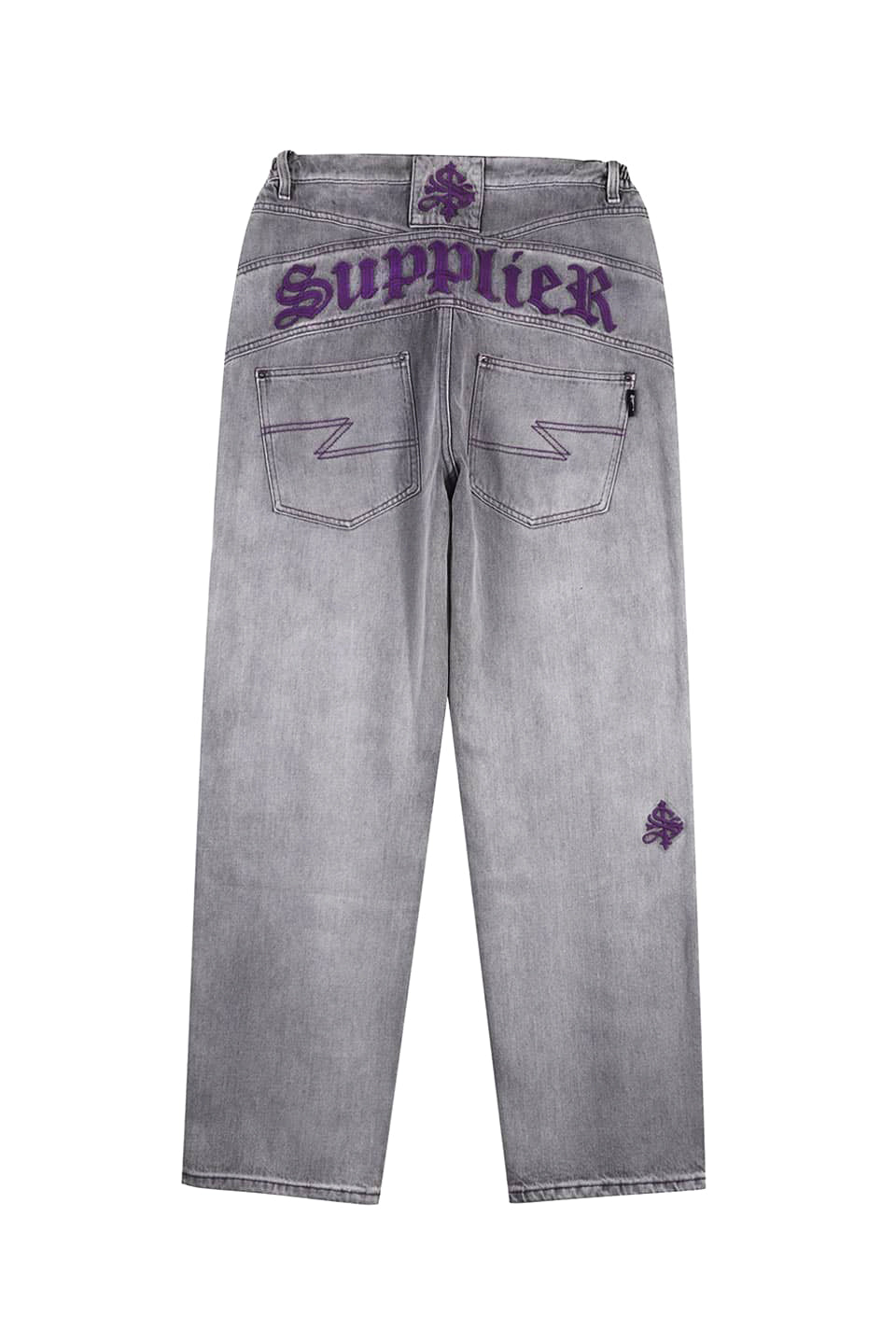 Slipped Back Logo Denim