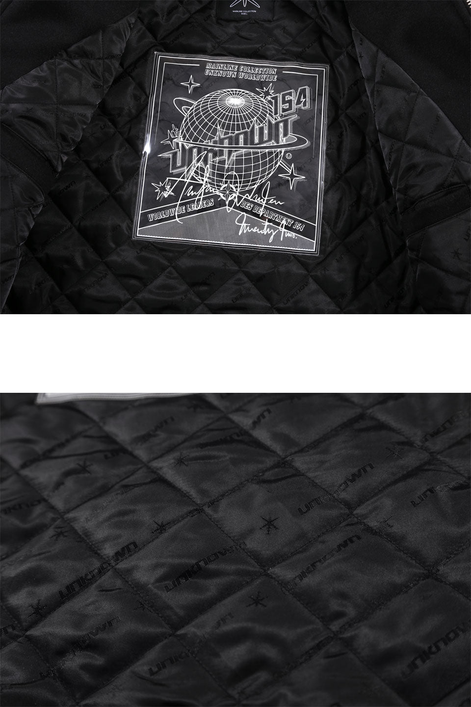 Graphic Patches Varsity Jacket