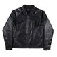 Brushed Multi Graphic Leather Jacket