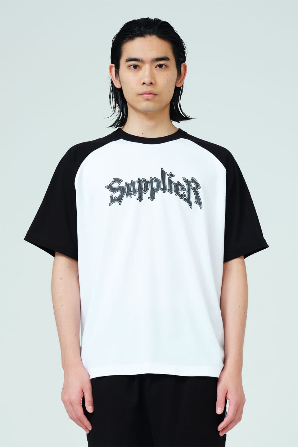 SUPPLIER サプライヤー アイアンロゴ ラグラン 半袖 Tシャツ