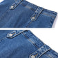 Line Denim Skirt