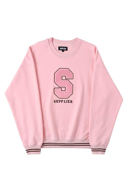 College Logo Crew Sweat