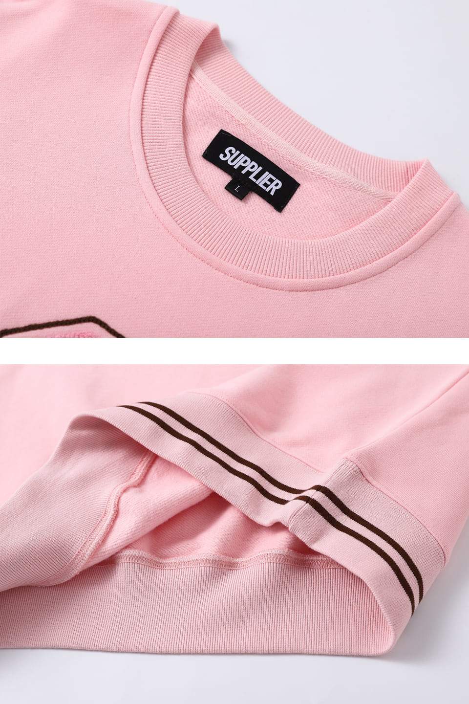College Logo Crew Sweat