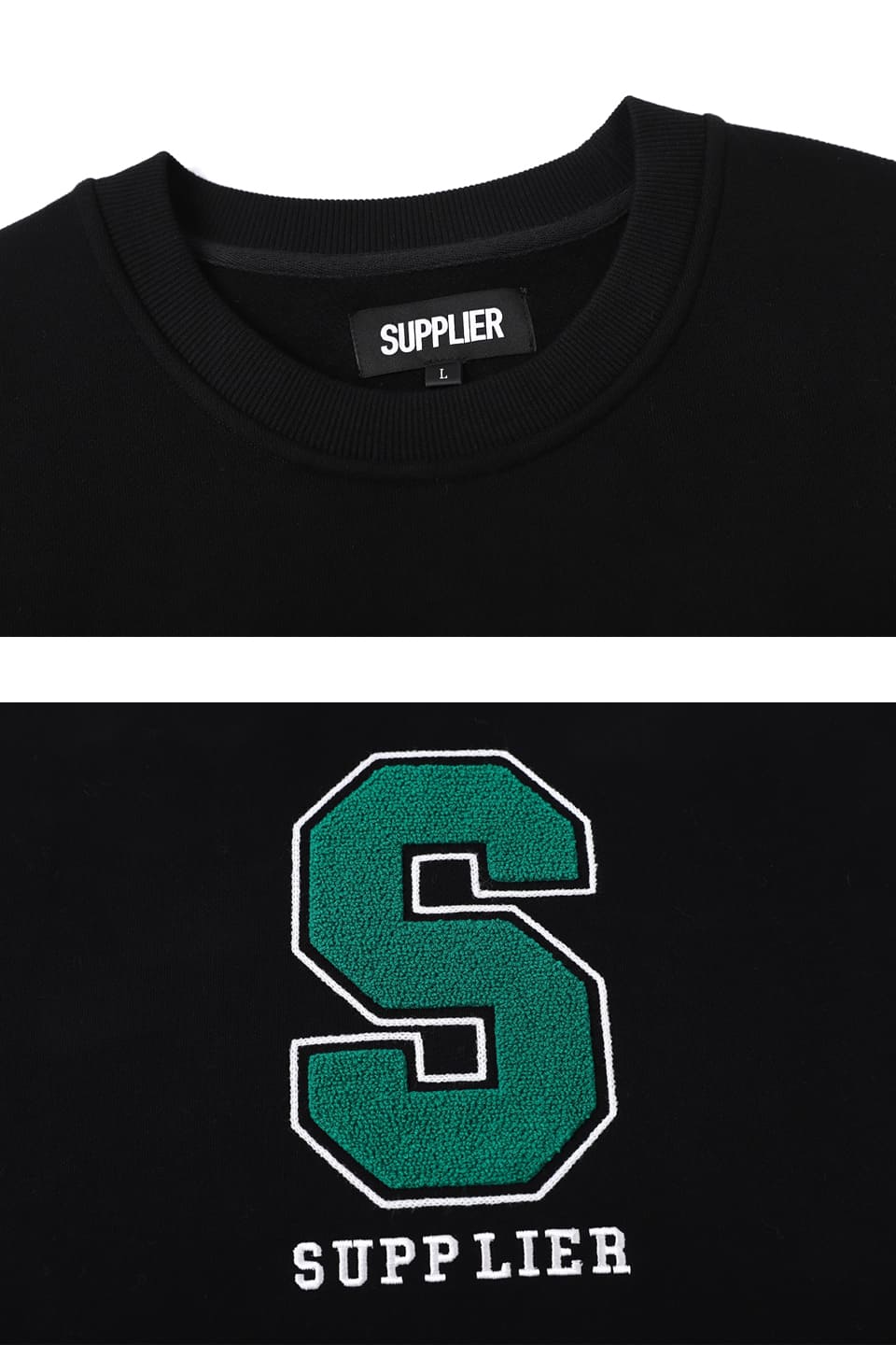 College Logo Crew Sweat