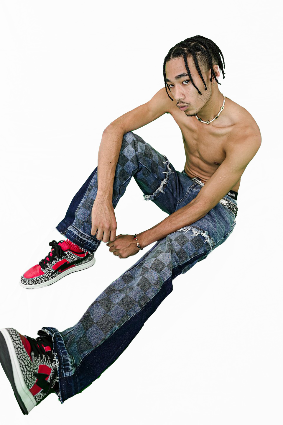 SALUTE X SUPPLIER Checker Denim