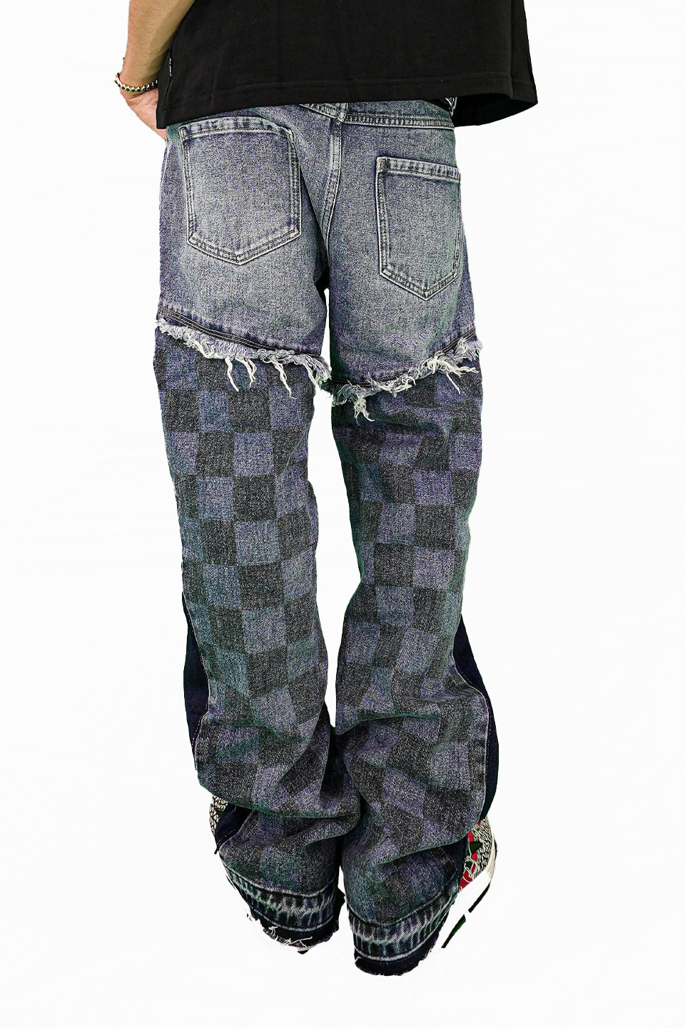 SALUTE X SUPPLIER Checker Denim