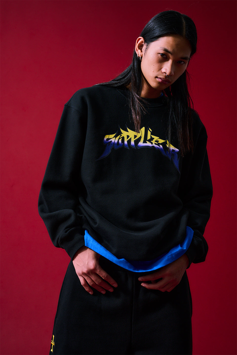 SUPPLIER(サプライヤー) LOGO CREWNECK スウェット