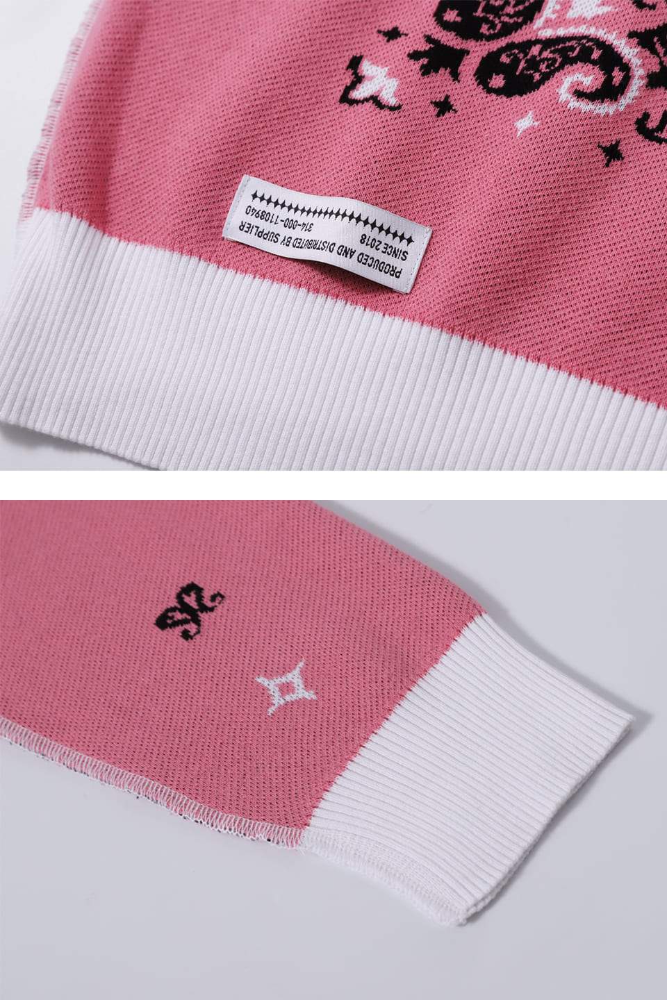 Paisley Crew Knit