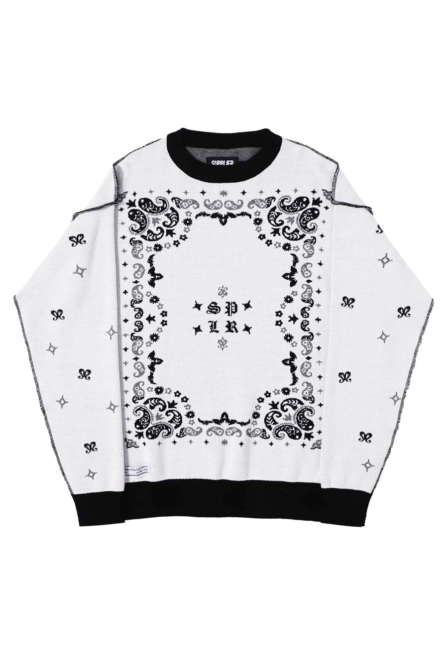Paisley Crew Knit