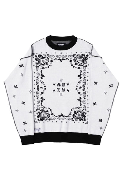 Paisley Crew Knit