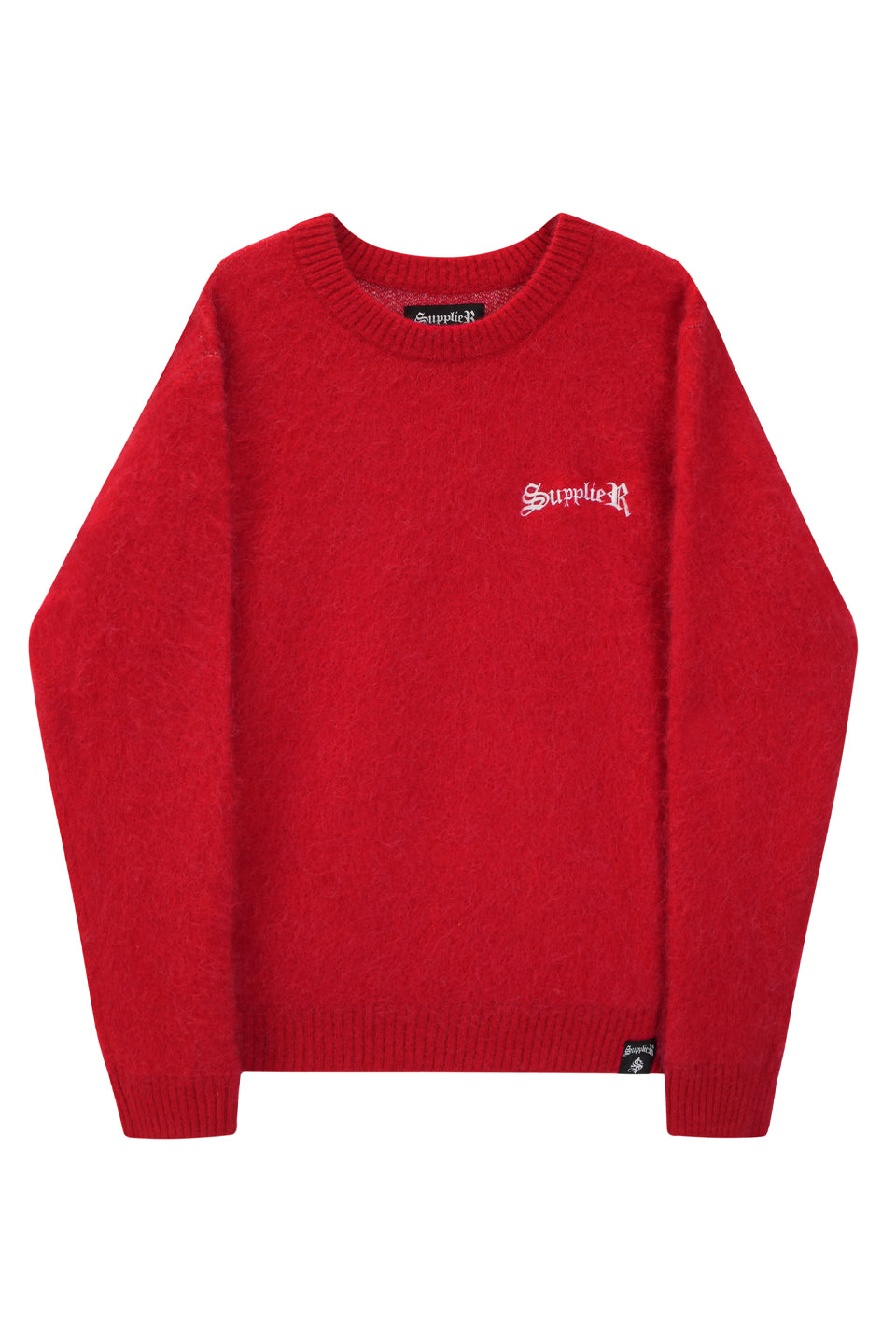 SUPPLIER ニット cross logo セーター RED M-