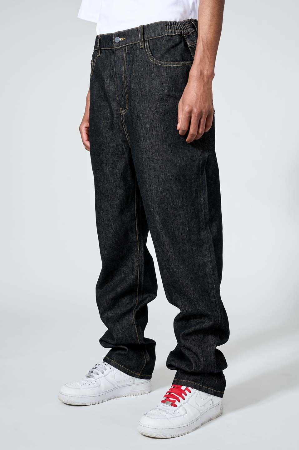 Slipped Back Logo Denim