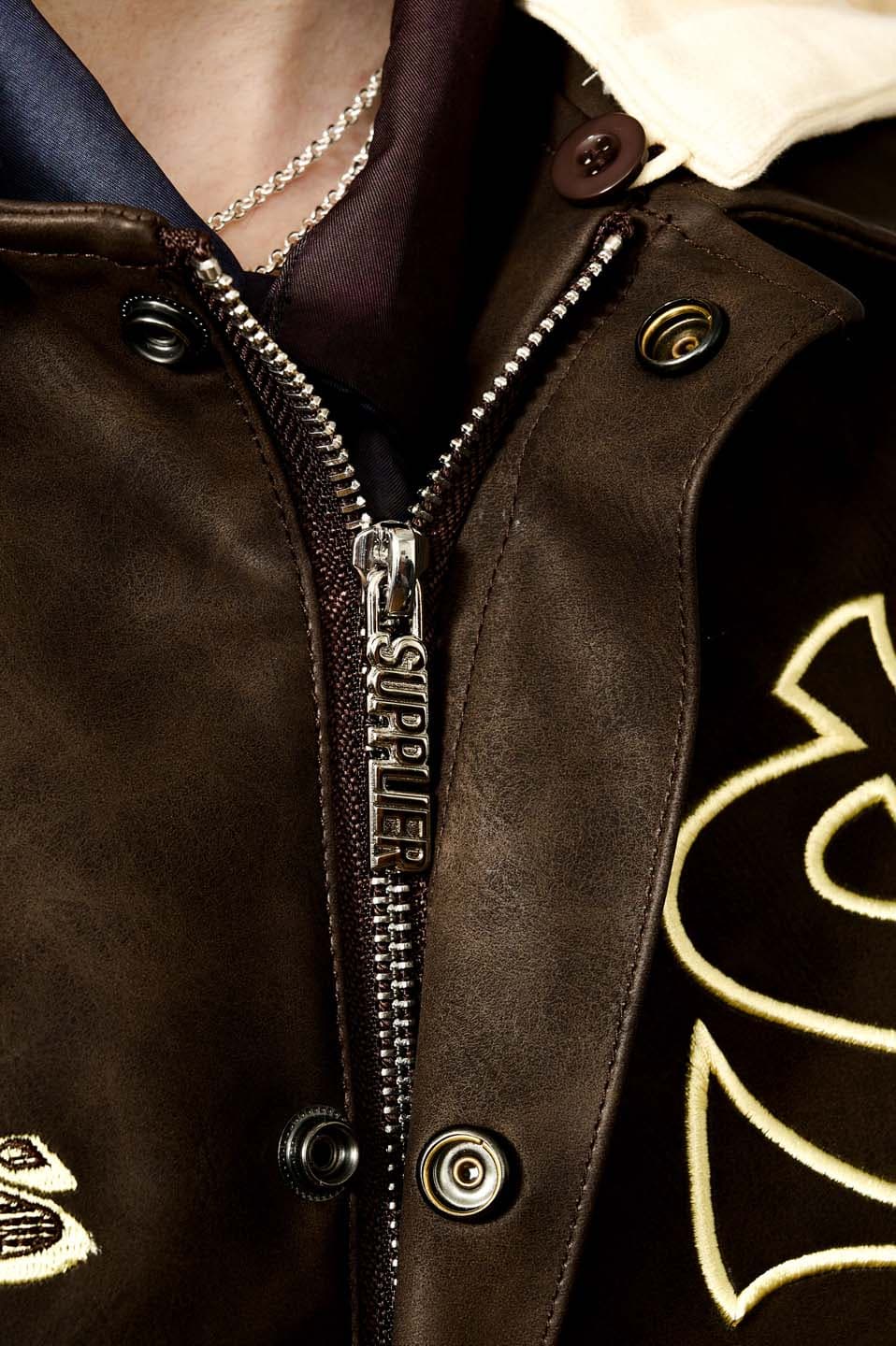 1St Anv. Leather Varsity Jacket