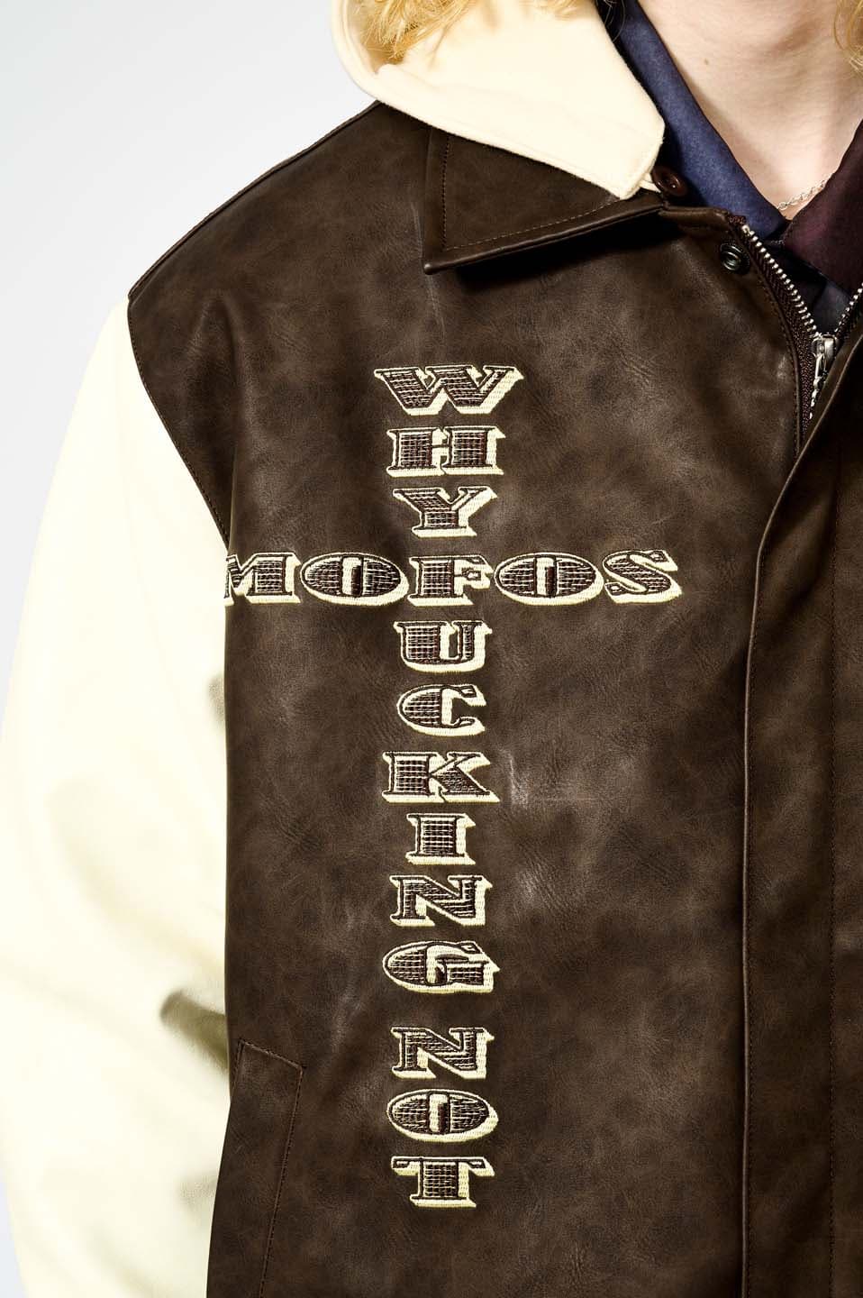 1St Anv. Leather Varsity Jacket