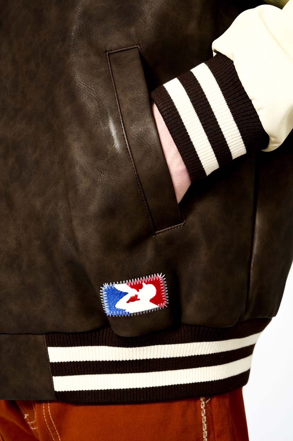 1St Anv. Leather Varsity Jacket