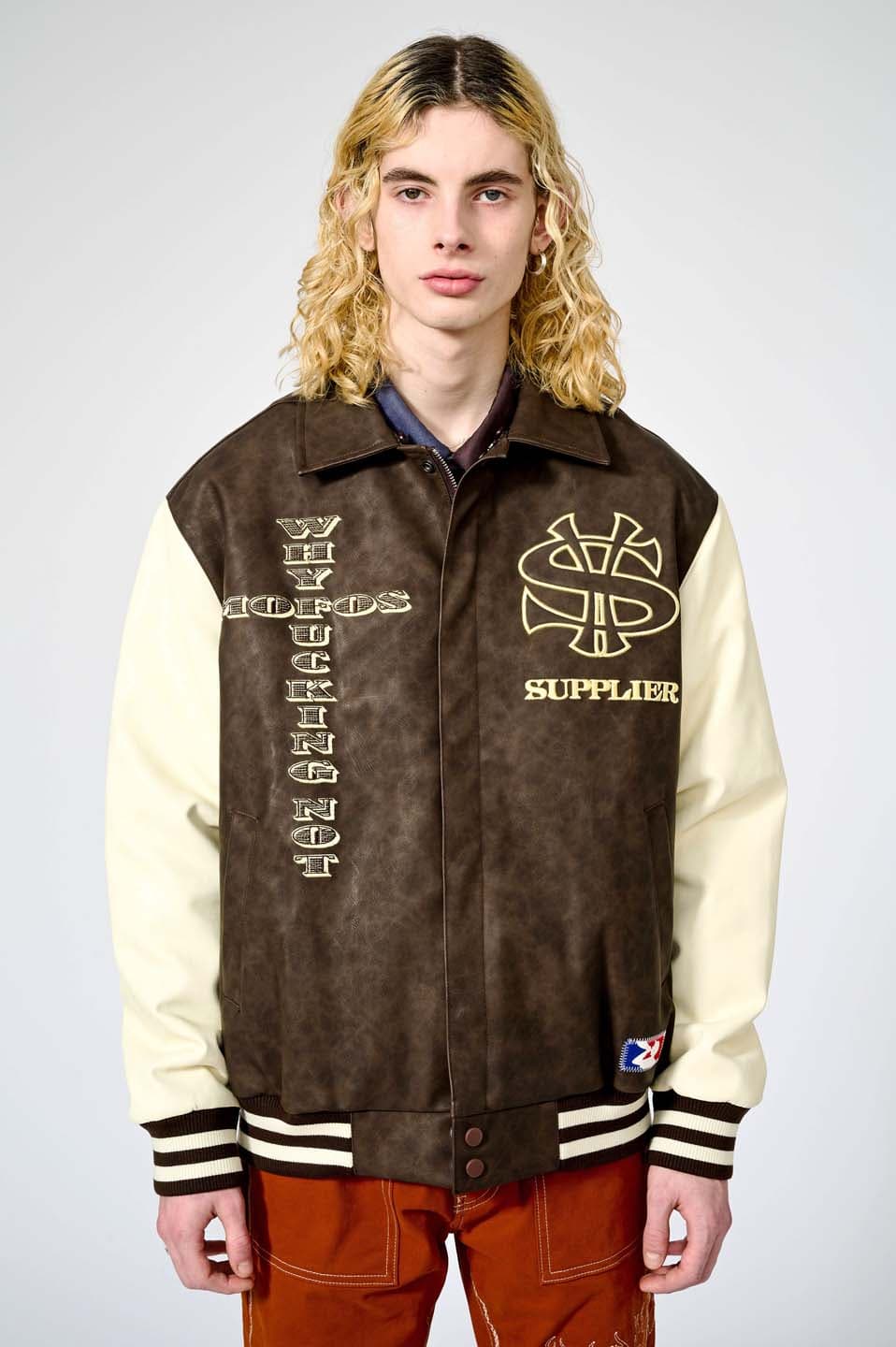 1St Anv. Leather Varsity Jacket
